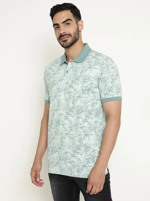 Regular Fit Printed Polo T-Shirt