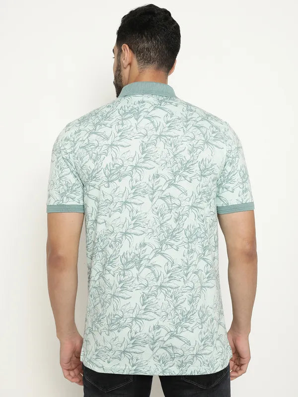 Regular Fit Printed Polo T-Shirt