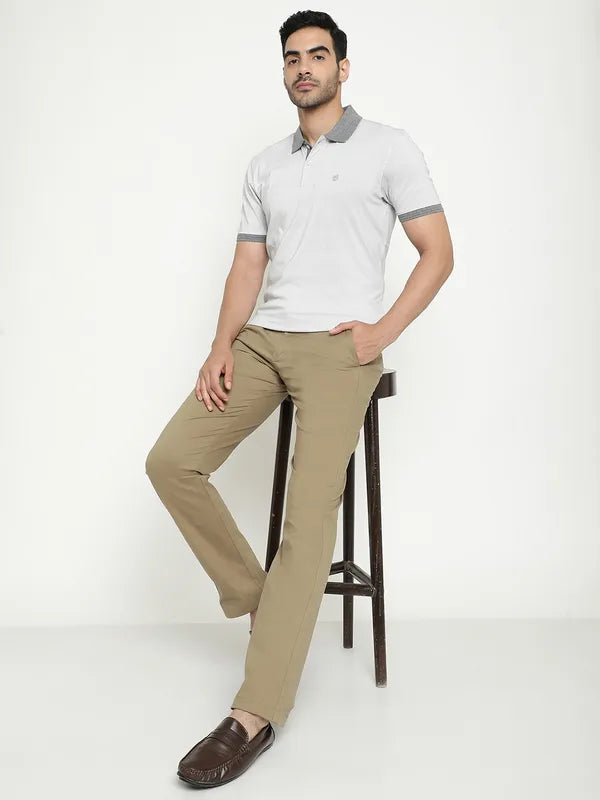 Octave Polo Collar Cotton T-Shirt