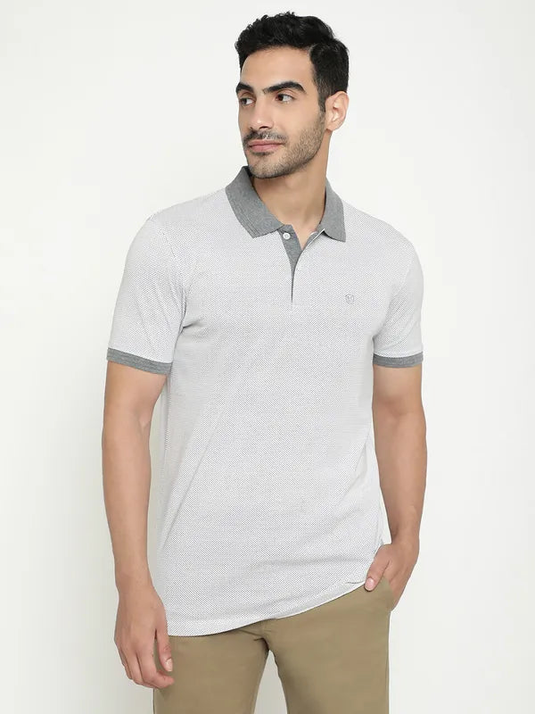 Octave Polo Collar Cotton T-Shirt