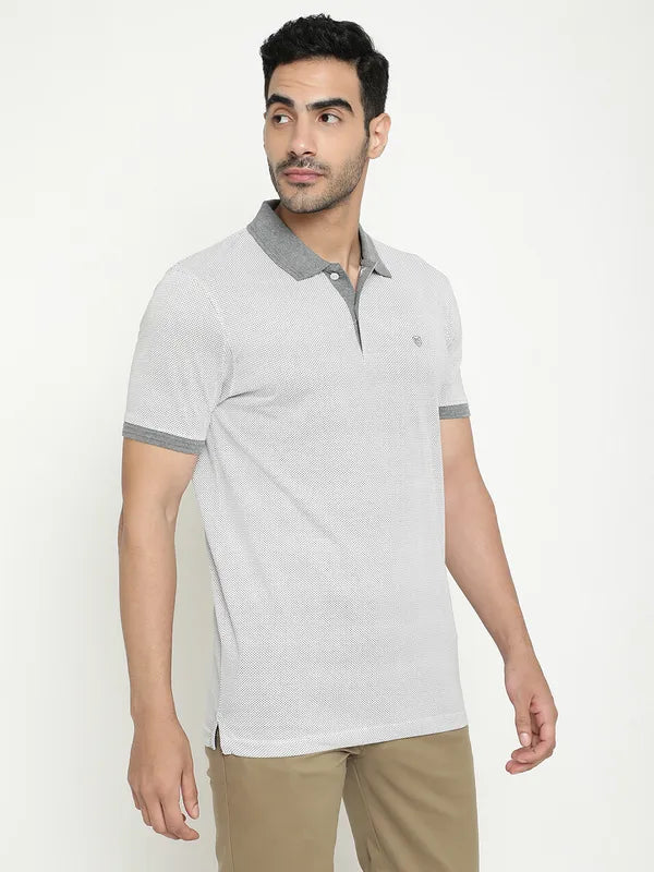 Octave Polo Collar Cotton T-Shirt