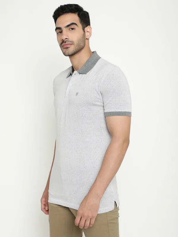 Octave Polo Collar Cotton T-Shirt