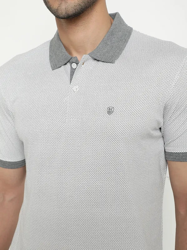 Octave Polo Collar Cotton T-Shirt