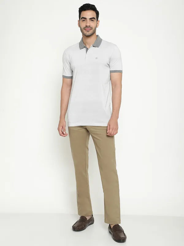 Octave Polo Collar Cotton T-Shirt