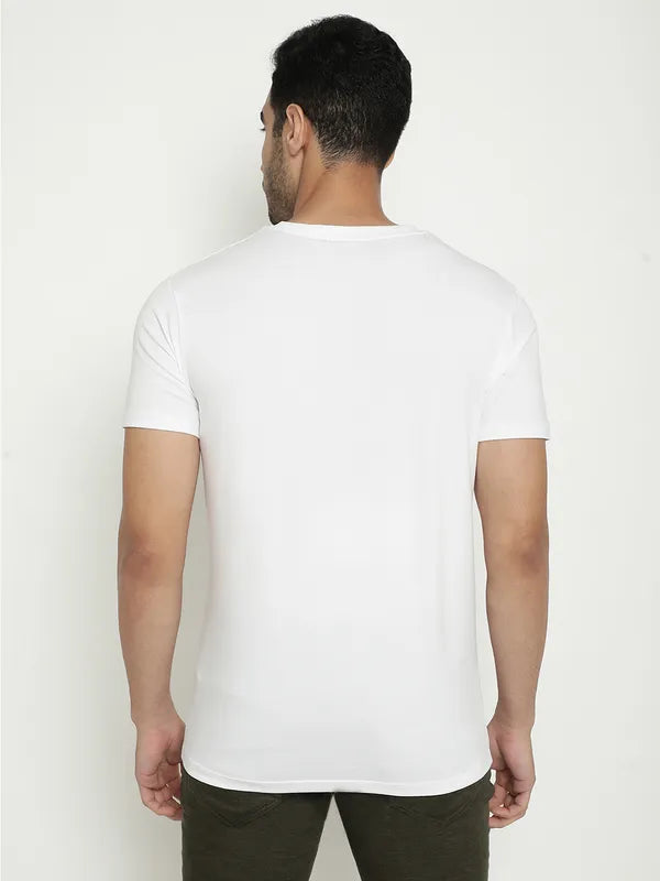 Octave V Neck Cotton T-Shirt