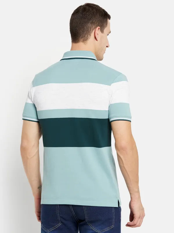 Men Light Teal T-Shirt