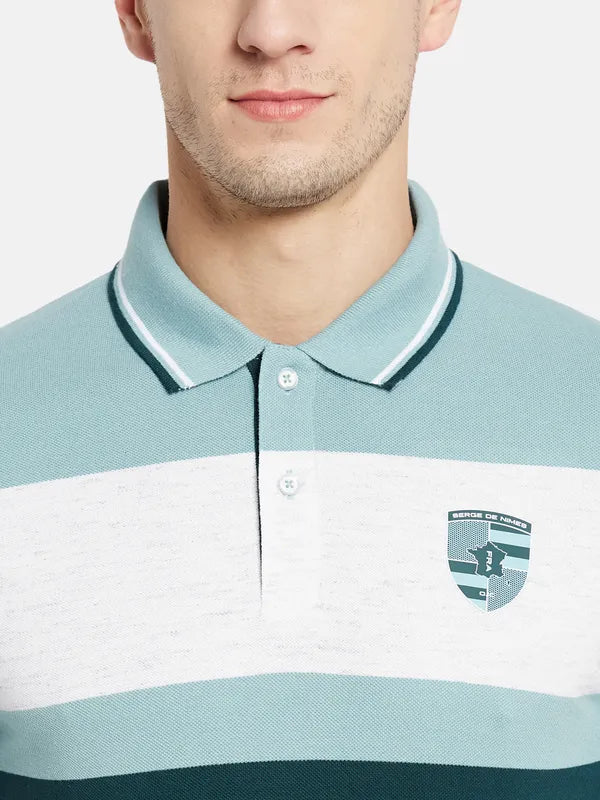 Men Light Teal T-Shirt