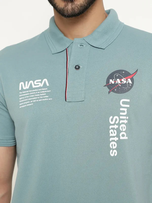 Nasa Graphic Polo T-Shirt