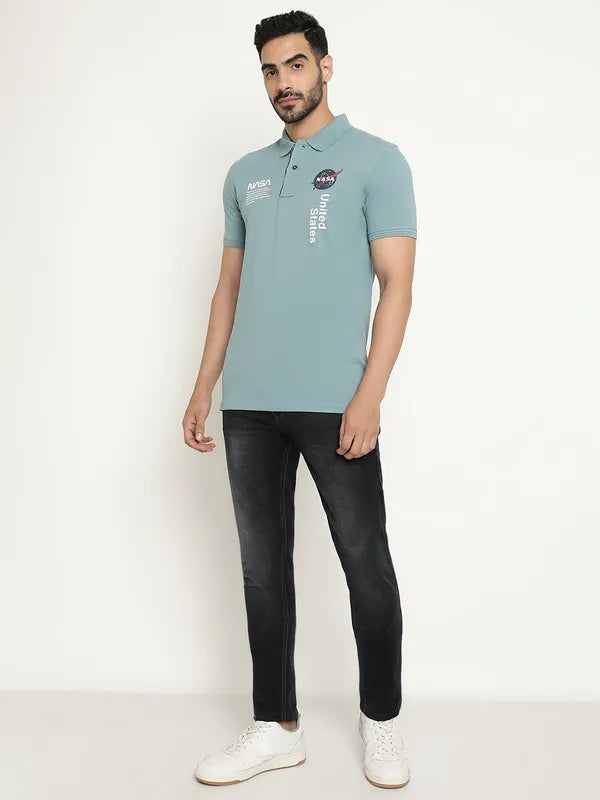 Nasa Graphic Polo T-Shirt