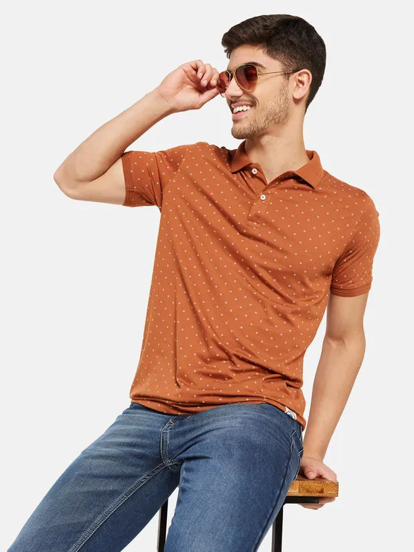 Printed Polo T-Shirt