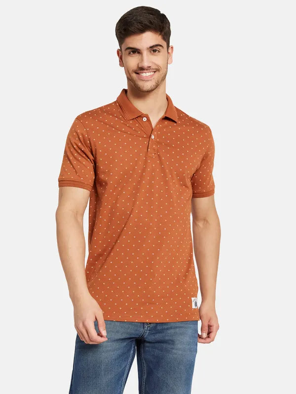 Printed Polo T-Shirt