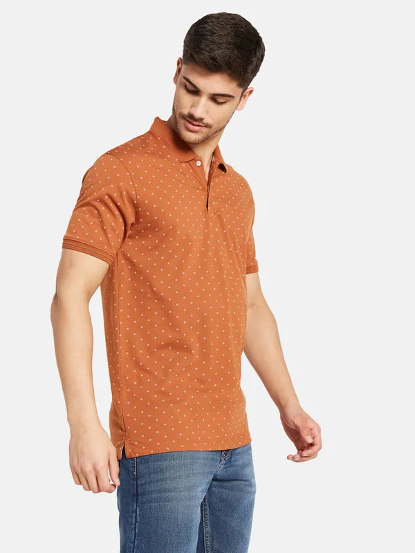 Printed Polo T-Shirt