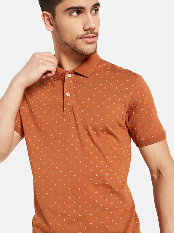 Printed Polo T-Shirt