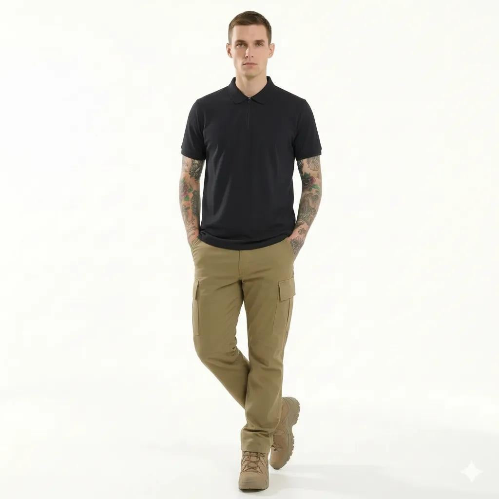 Octave Men Polo Collar T-shirt