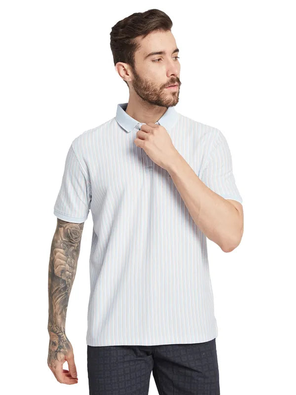 Octave Polo Collar Cotton T-Shirt