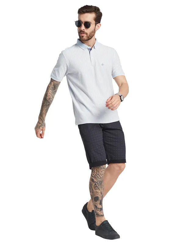 Octave Polo Collar Cotton T-Shirt