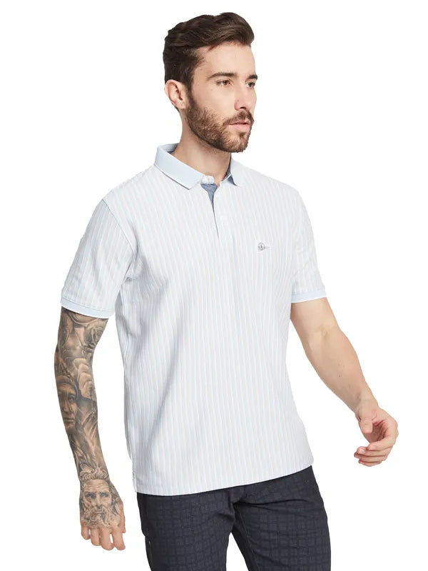 Octave Polo Collar Cotton T-Shirt