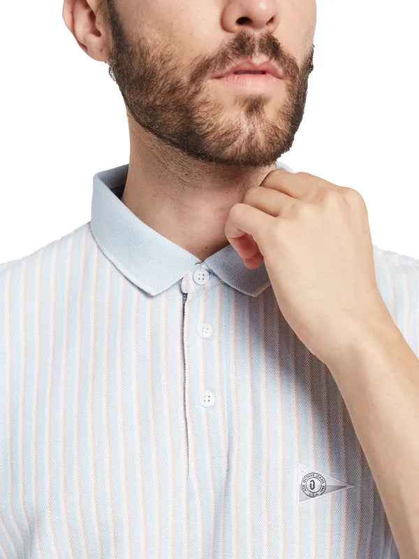 Octave Polo Collar Cotton T-Shirt