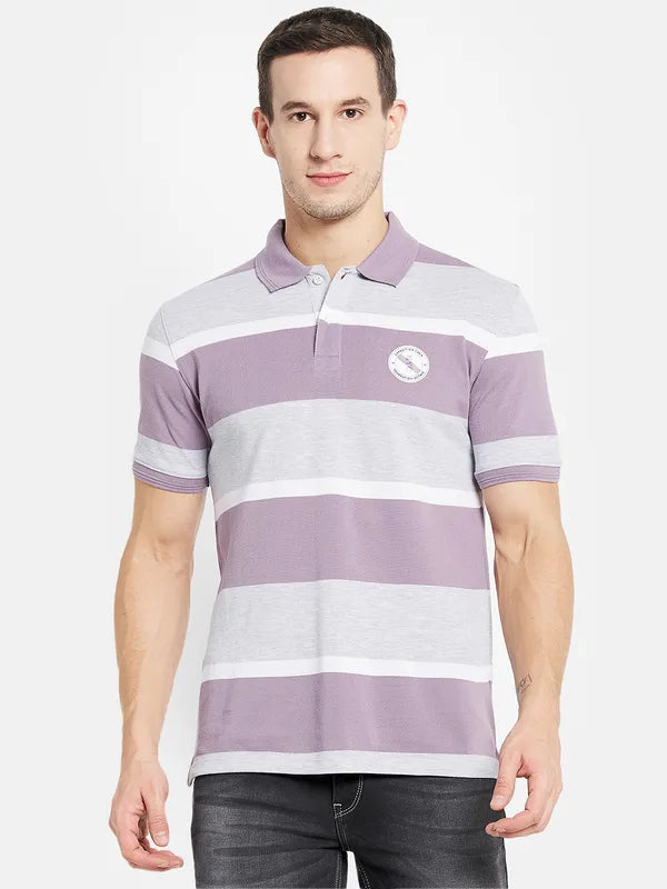 Men Lilac T-Shirt
