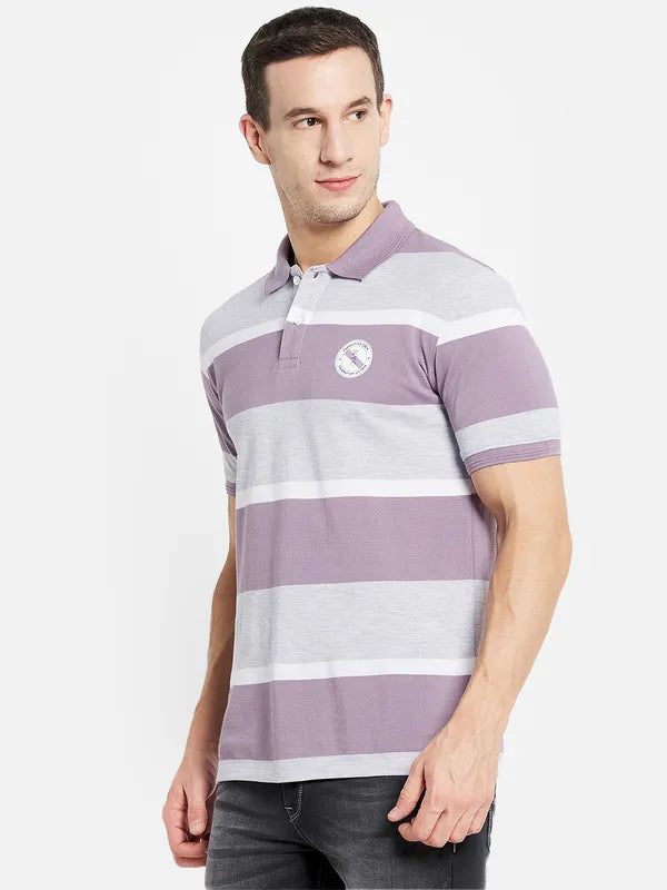 Men Lilac T-Shirt