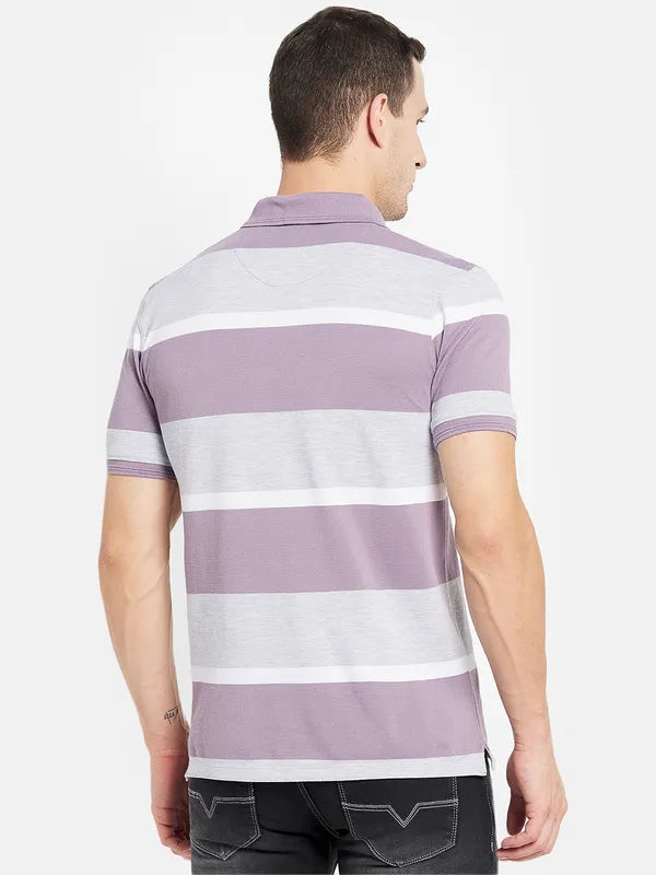 Men Lilac T-Shirt