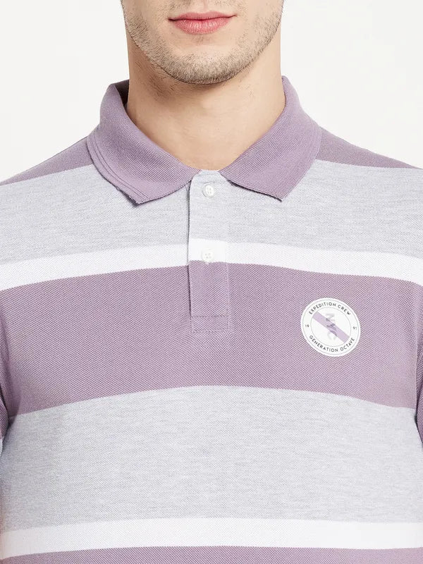 Men Lilac T-Shirt