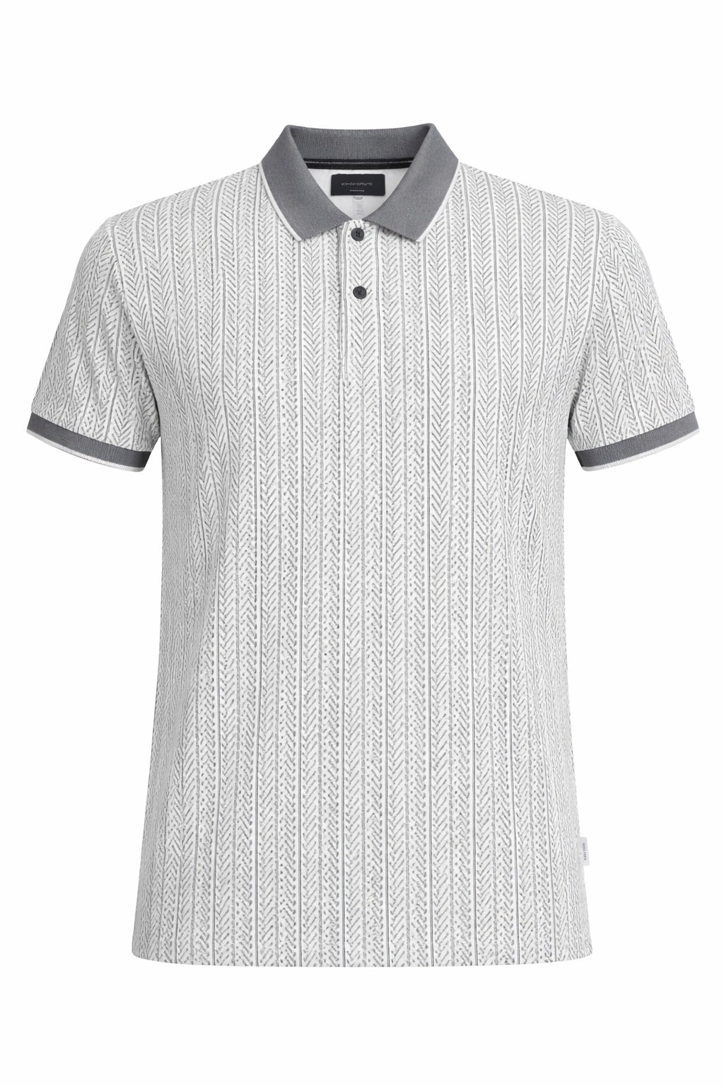 Men Polo Collar Solid T-shirt