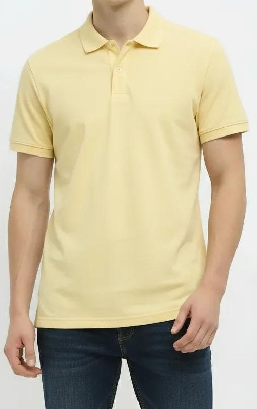 Men Lemon Icing Sold Polo Collar T-shirt
