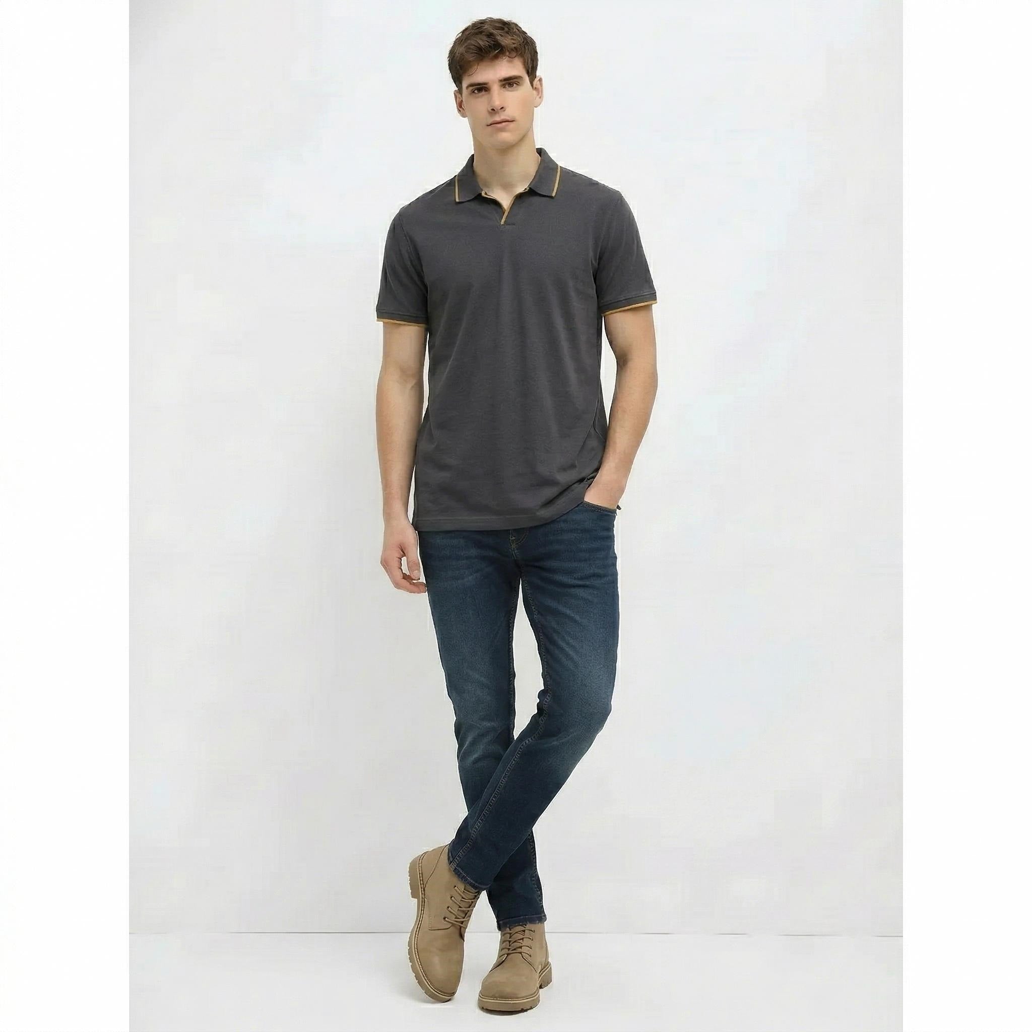 Men Sold Polo Collar T-shirt