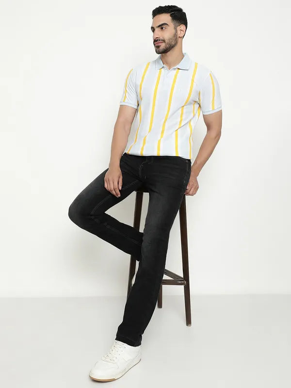 Striped Polo T-Shirt