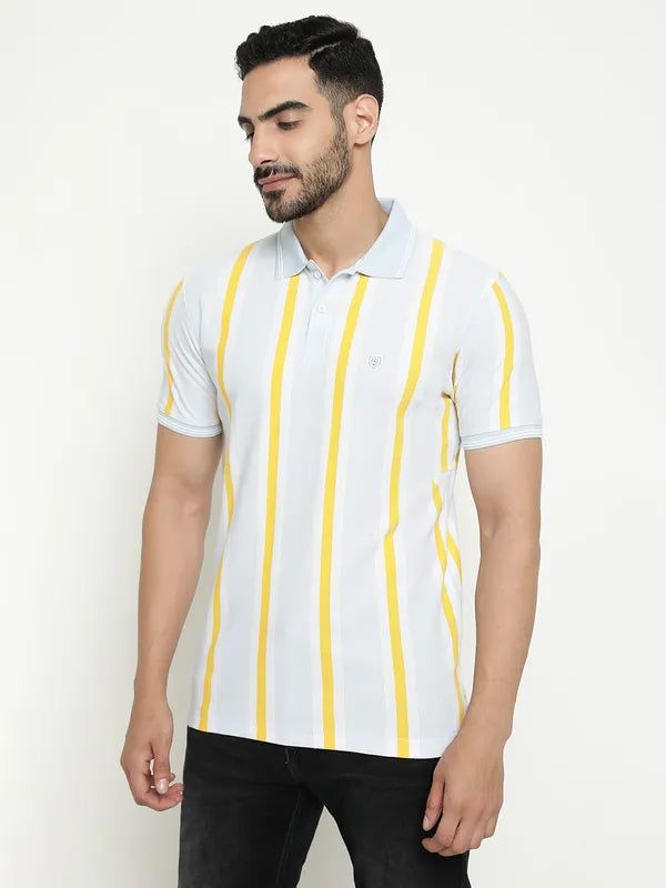 Striped Polo T-Shirt