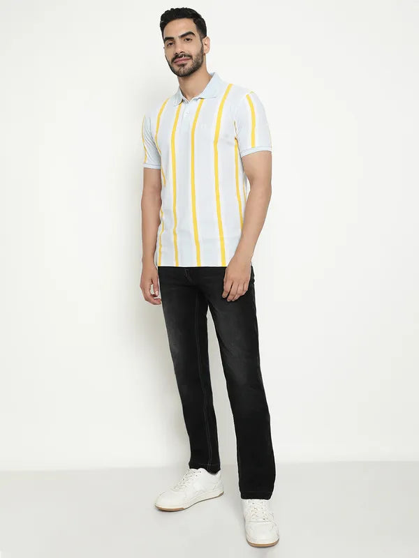 Striped Polo T-Shirt