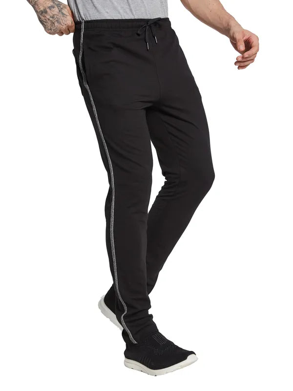 Octave Men Side Panel Details Cotton Regular Fit Track Pants