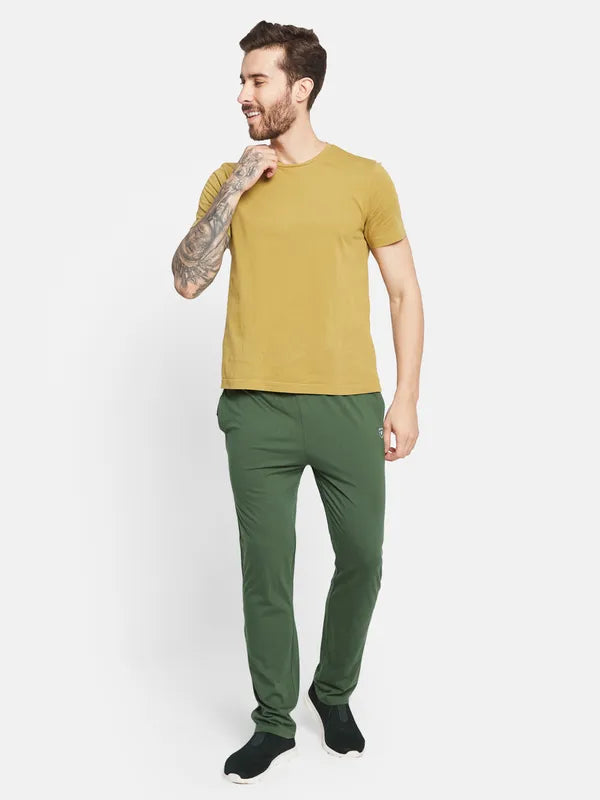 Octave Men Cotton Mid Rise Track Pant