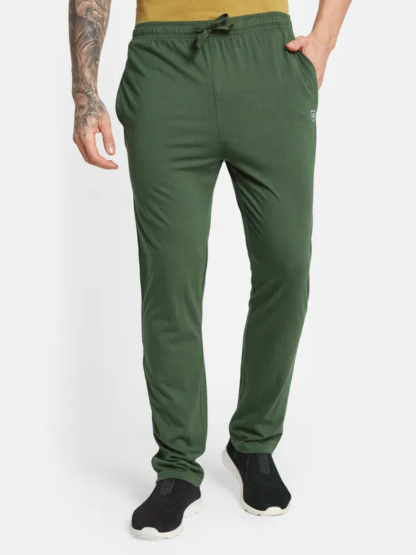 Octave Men Cotton Mid Rise Track Pant