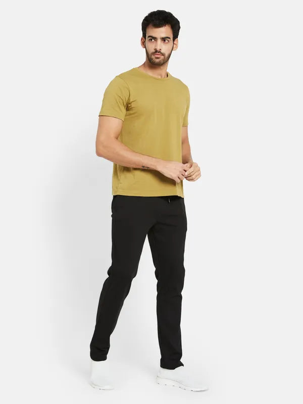 Octave Men Mid-Rise Training Or Gym Cotton Track Pant