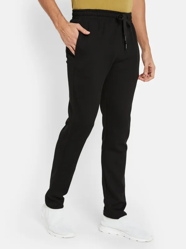 Octave Men Mid-Rise Training Or Gym Cotton Track Pant