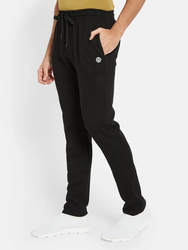 Octave Men Mid-Rise Training Or Gym Cotton Track Pant