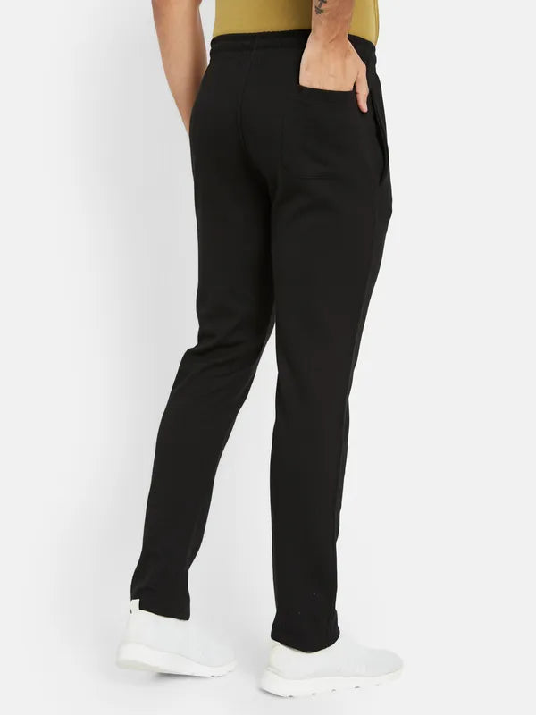 Octave Men Mid-Rise Training Or Gym Cotton Track Pant