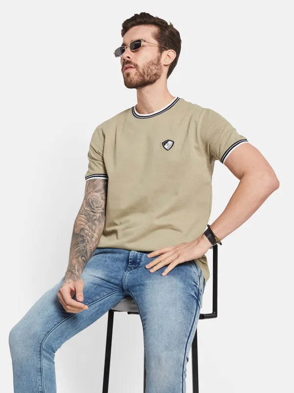 Octave Round Neck Cotton T-Shirt