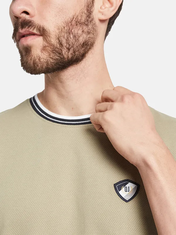 Octave Round Neck Cotton T-Shirt