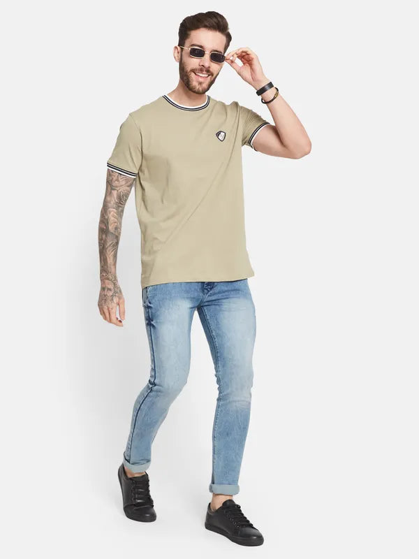 Octave Round Neck Cotton T-Shirt