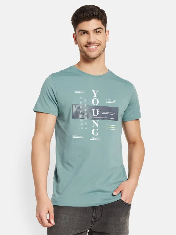 Typographic Chest Print T-Shirt