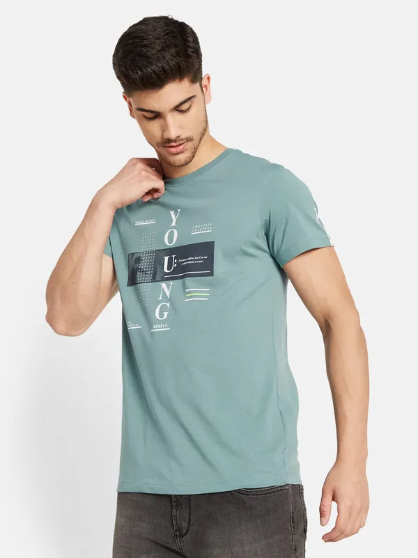 Typographic Chest Print T-Shirt