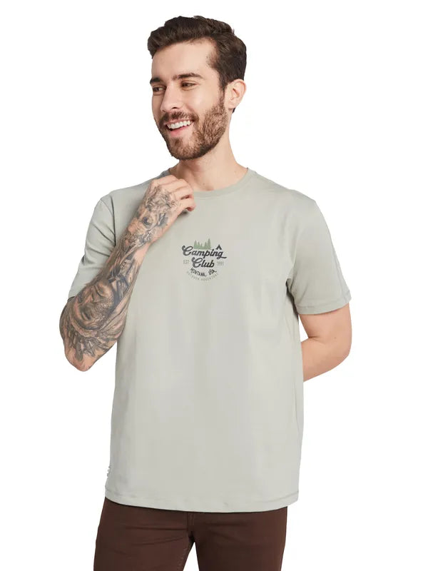 Octave Men Graphic Printed Round Neck T-Shirt