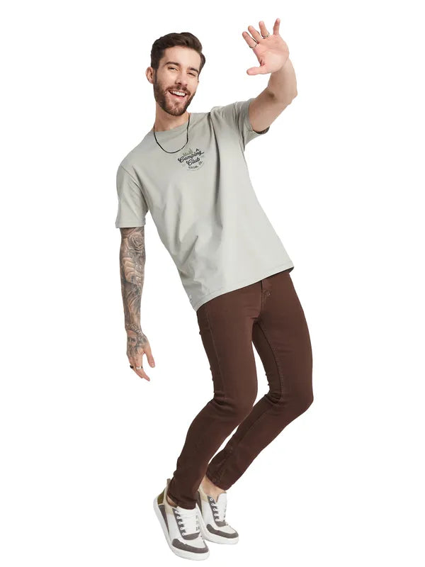 Octave Men Graphic Printed Round Neck T-Shirt