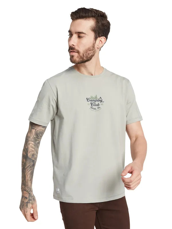 Octave Men Graphic Printed Round Neck T-Shirt