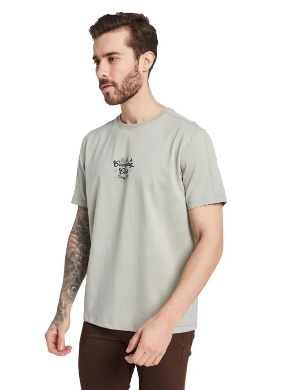 Octave Men Graphic Printed Round Neck T-Shirt