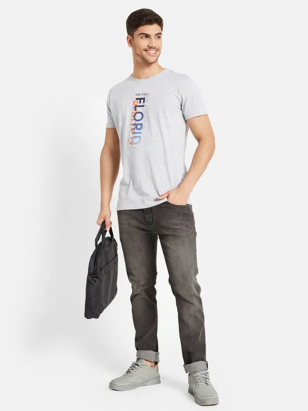 Typographic Chest Print T-Shirt