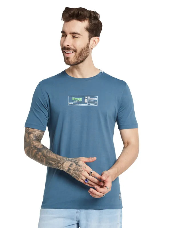 Octave Men Printed Pockets T-Shirt